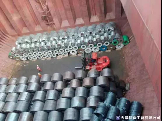 400 tons of stainless steel coil set sail to UAE